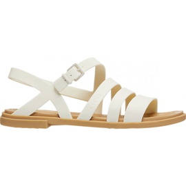 Crocs Sandaler til kvinder Tulum Sandal W Pearl 206107 1CQ hvid
