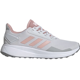 Adidas Duramo 9 damesko grå-pink EG2938 lyserød