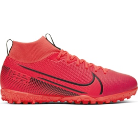 Nike Mercurial Superfly 7 Academy Tf Junior AT8143 606 fodboldsko rød rød