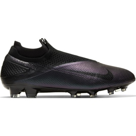 Nike Phantom Vsn 2 Elite Df Fg CD4161 010 fodboldsko violet sort