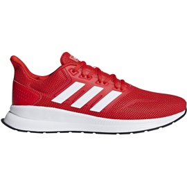 Adidas Runfalcon røde herresko F36202