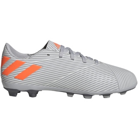Adidas Nemeziz 19.4 FxG Jr grå fodboldsko EF8305 flerfarvet