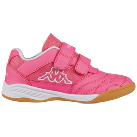 Kappa Kickoff K børnesko pink og hvide 260509K 2210 lyserød
