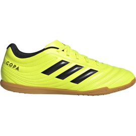 Adidas Copa 19.4 I fodboldstøvler gul F35487 sort