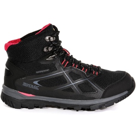 Damesko Regatta Wms Kota Mid sort og pink RWF490 7HQ
