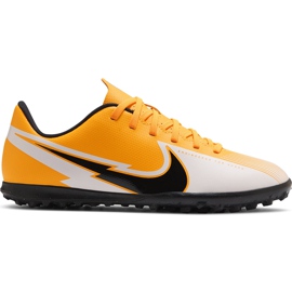 Nike Mercurial Vapor 13 Club Tf Junior AT8177 801 fodboldsko orange gul