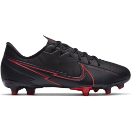 Nike Mercurial Vapor 13 Academy FG / MG Junior AT8123 060 fodboldsko sort sort
