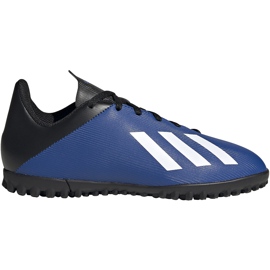 Adidas X 19.4 Tf Jr FV4662 fodboldstøvler blå blå
