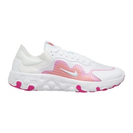 Nike Wmns Renew Lucent damesko hvid-pink BQ4152 103 lyserød