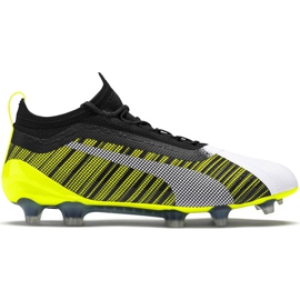 Fodboldstøvler Puma One 5.1 Fg Ag gul-hvid-sort 105578 03