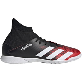 Adidas Predator 20.3 In Jr fodboldstøvler sort og rød EF1954 flerfarvet