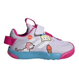 Adidas Active Play I børnesko hvid-blå-pink FW8395 violet