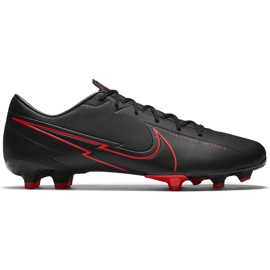 Nike Mercurial Vapor 13 Academy FG / MG AT5269 060 fodboldsko sort sort
