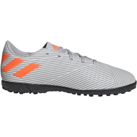 Adidas Nemeziz 19.4 Tf Jr grå fodboldsko EF8306 flerfarvet
