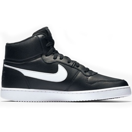 Nike Ebernon Mid sort og hvid AQ1773 002 herresko
