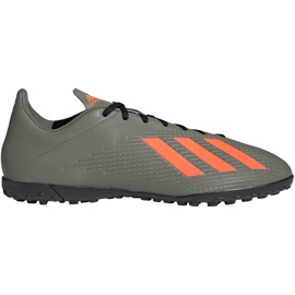 Grøn adidas X 19.4 Tf fodboldsko EF8370 grå