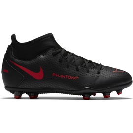 Nike Phantom Gt Club Df FG / MG Junior CW6727 060 fodboldsko sort sort