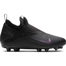 Nike Phantom Vsn 2 Academy Df FG / MG Junior CD4059 010 fodboldsko sort sort