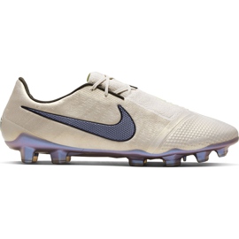 Nike Phantom Venom Elite Fg AO7540 005 fodboldsko hvid beige