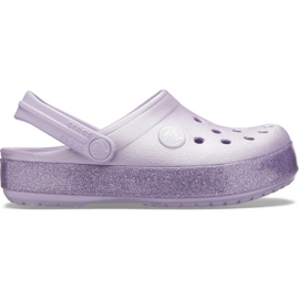 Crocs til børn Crocband Glitter Clog Kids lilla 205936 530 violet