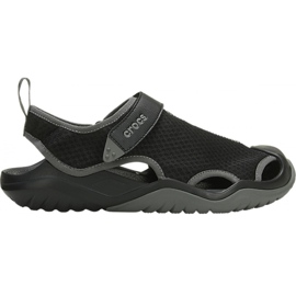 Crocs herresandaler Swiftwater Mesh Deck Sandal M sort 205289 001