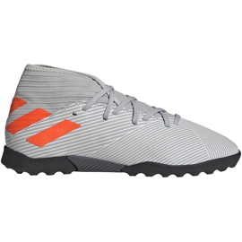 Adidas Nemeziz 19.3 Tf Jr grå fodboldsko EF8303 flerfarvet