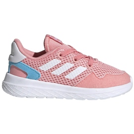 Adidas Archivo K pink EG3980 børnesko hvid blå lyserød