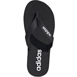 Adidas Eezay Flip Flop sorte EG2042 hjemmesko hvid