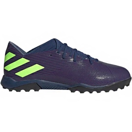 Adidas Nemeziz Messi 19.3 Tf EF1809 fodboldstøvler flerfarvet violet