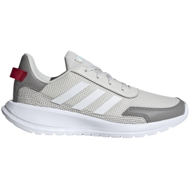Adidas Tensaur Run K beige-grå ​​børnesko EG4130 rød