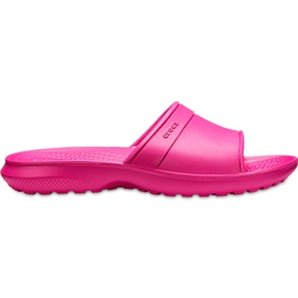 Crocs Classic Slide Børn pink 204981 6XO lyserød