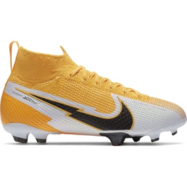 Nike Mercurial Superfly 7 Elite Fg Junior AT8034 801 fodboldsko gul gul