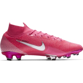 Nike Mercurial Superfly 7 Elite Km Fg DB5604 611 fodboldsko lyserød lyserød