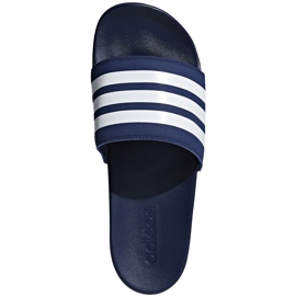 Adidas Adilette Comfort marineblå hjemmesko B42114 hvid marine blå