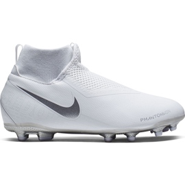Nike Phantom Vsn Academy Df FG / MG Jr AO3287 100 fodboldsko hvid hvid