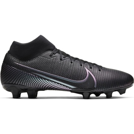 Nike Mercurial Superfly 7 Academy FG / MG AT7946 010 fodboldsko sort sort