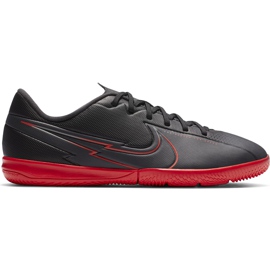 Nike Mercurial Vapor 13 Academy Ic Junior AT8137 060 fodboldsko sort, rød sort