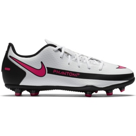 Nike Jr Phantom Gt Club FG / MG CK8479 160 fodboldsko flerfarvet hvid