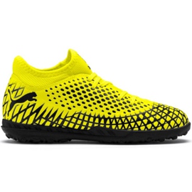 Puma Future 4.4 Tt Junior fodboldstøvler gul-sort 105699 03