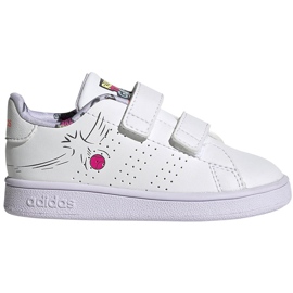 Adidas Advantage I hvide børnesko EG3861