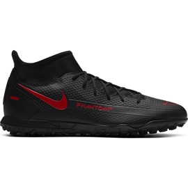 Nike Phantom Gt Club Df Tf CW6670 060 fodboldsko sort sort