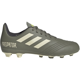 Adidas Predator 19.4 FxG Jr EF8221 fodboldstøvler flerfarvet grå