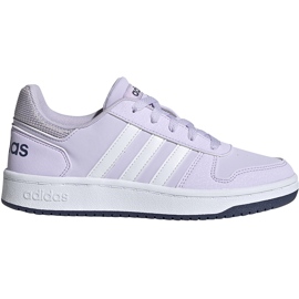 Adidas Hoops 2.0 K lys lilla EG9075 børnesko violet