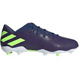 Adidas Nemeziz Messi 19.3 Fg EF1806 fodboldstøvler violet marine blå