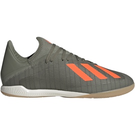 Adidas X 19.3 I grønne fodboldsko EF8367 grå grå