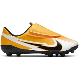 Nike Mercurial Vapor 13 Club Mg PS (V) Junior AT8162 801 fodboldsko orange gul