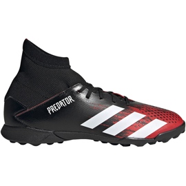 Adidas Predator 20.3 Tf Jr EF1950 fodboldstøvler flerfarvet sort