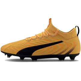 Fodboldsko Puma One 20.3 Fg Ag gul 105826 01