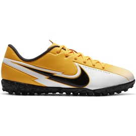 Nike Mercurial Vapor 13 Academy Tf Junior AT8145 801 fodboldsko orange gul