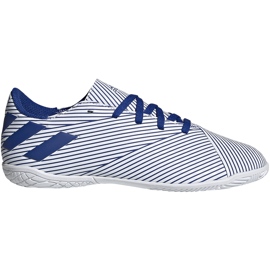 Adidas Nemeziz 19.4 In Jr hvide og blå fodboldstøvler EF1754 flerfarvet